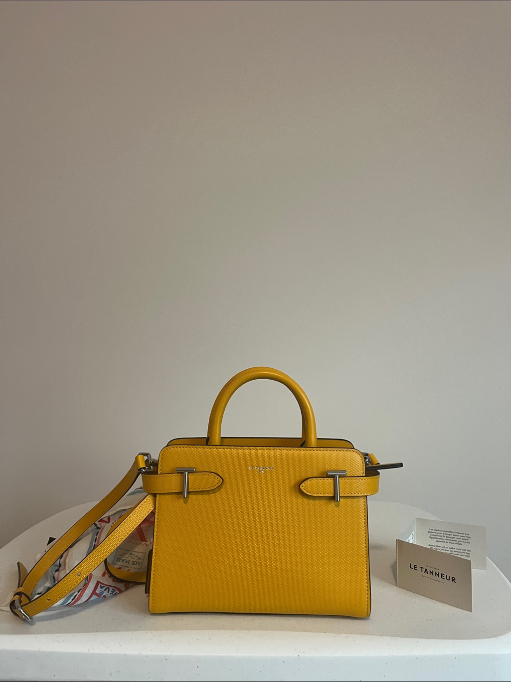 New Without Box Le Tanneur Emilie In Vibrant Mustard Yellow — image 7 of 8